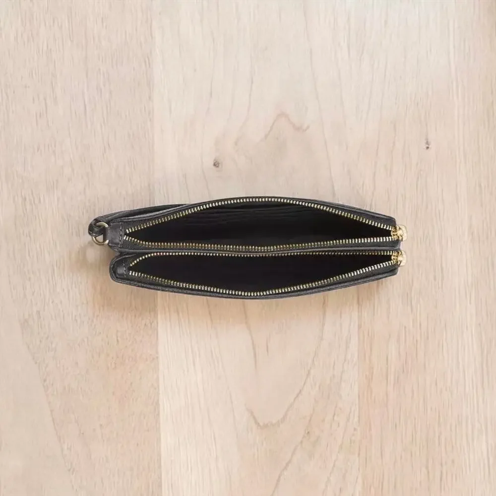 NWT Coach CAL87 Straw Hadley Turnlock Tote & CAP25 Straw Double Zip Wristlet - Picture 9 of 13